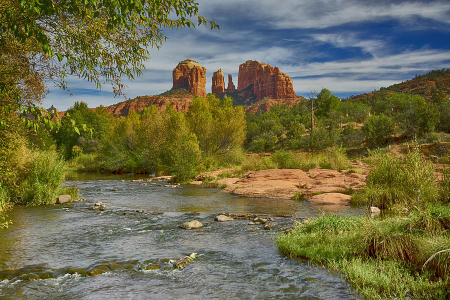 Cathedral Rock Sedona AZ DSC09018 Photograph by Greg Kluempers