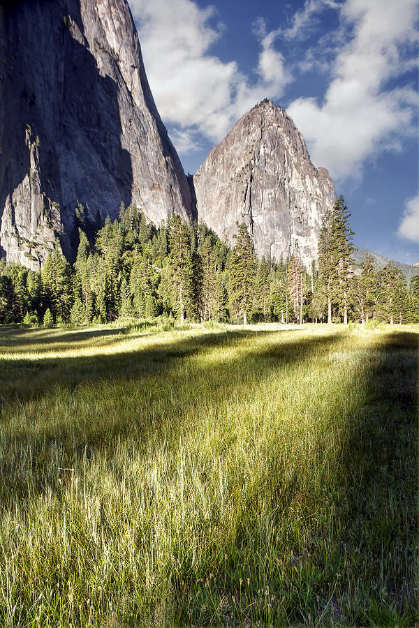 Yosemite National Park Photograph - Cathedral Rocks in Yosemite Valley by Chris Frost