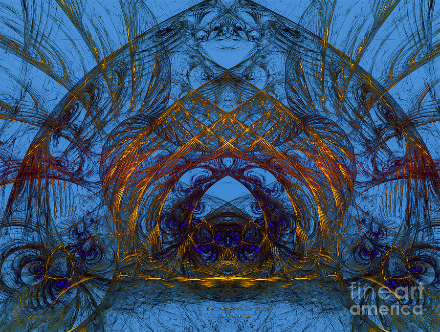 Cathedral Stain Glass Digital Art by Melissa Messick