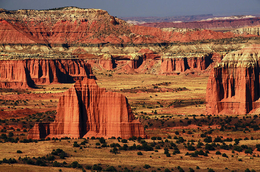 Capitol Reef National Park Photograph - Cathedral Valley, Upper Cathedral by Michel Hersen
