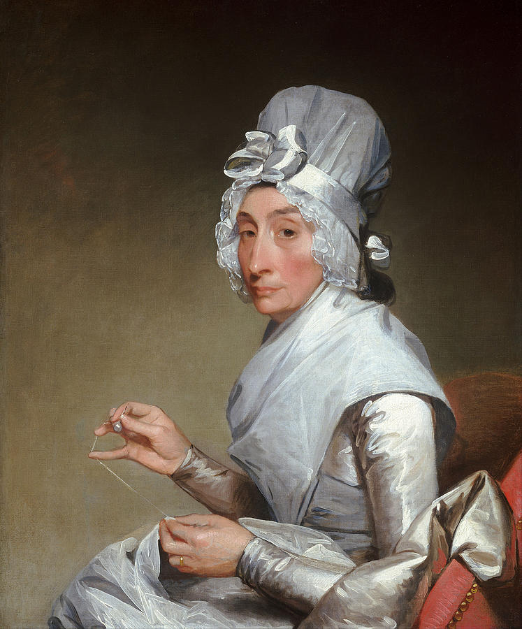Gilbert Stuart Painting - Catherine Brass Yates by Gilbert Stuart