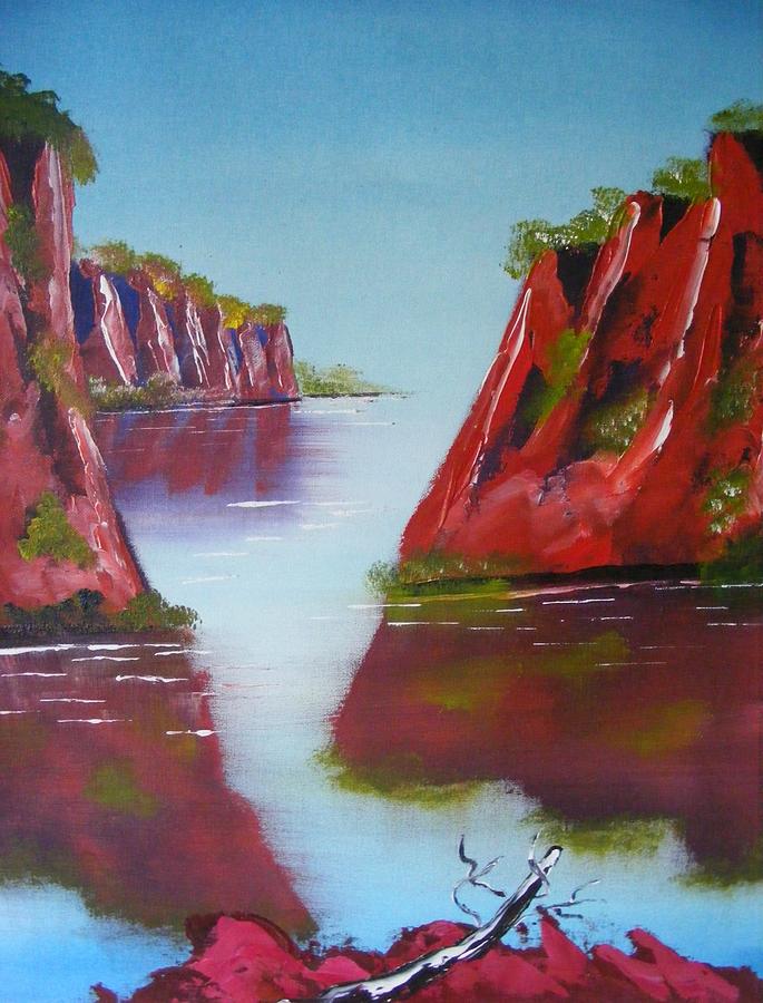 Catherine Gorge Painting by Samantha Pieterse - Fine Art America