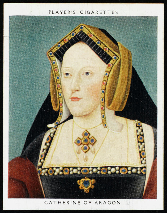 Catherine Of Aragon (1485 - 1536) First Drawing by Mary Evans Picture ...