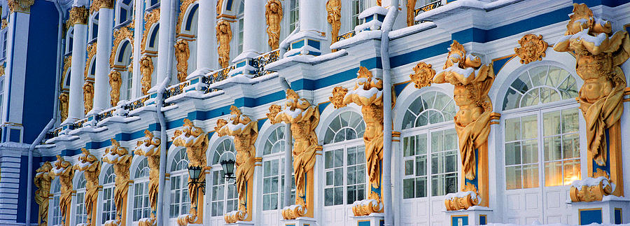 Architecture Photograph - Catherine Palace Pushkin Russia by Panoramic Images