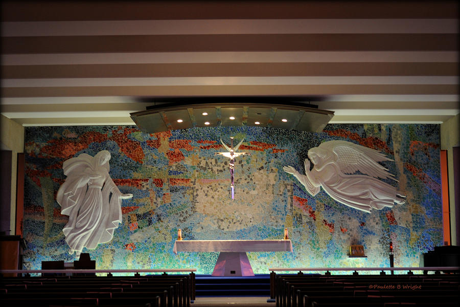 Catholic Chapel at Air Force Academy Photograph by Paulette B Wright