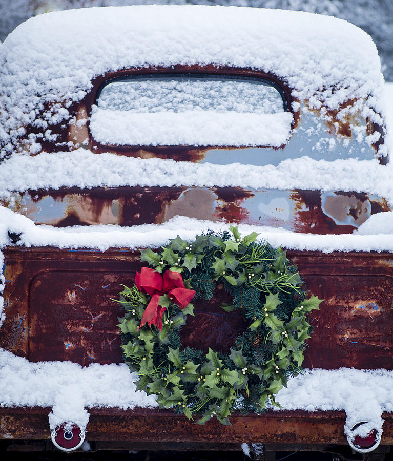 Christmas Photograph - Cathys Truck by Wayne Meyer