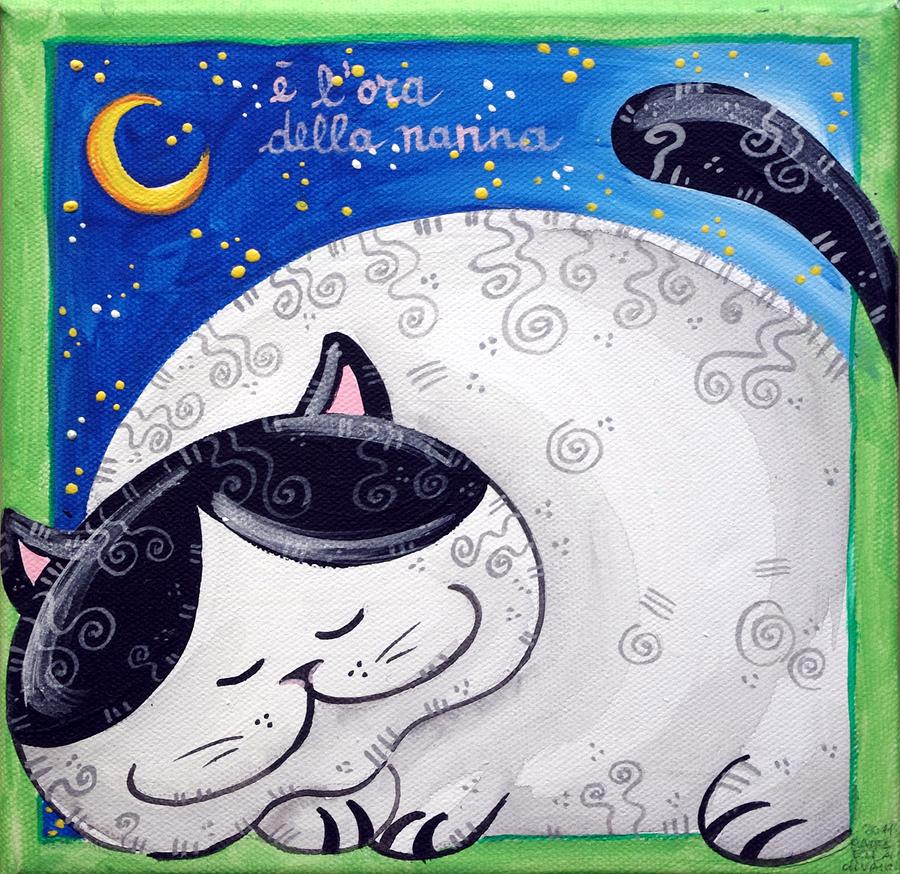 Cat Painting - Cats Bedtime by GRAAL Publishing