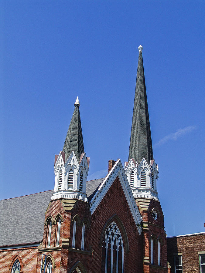 Church Photograph - Catskill church by Eric Swan