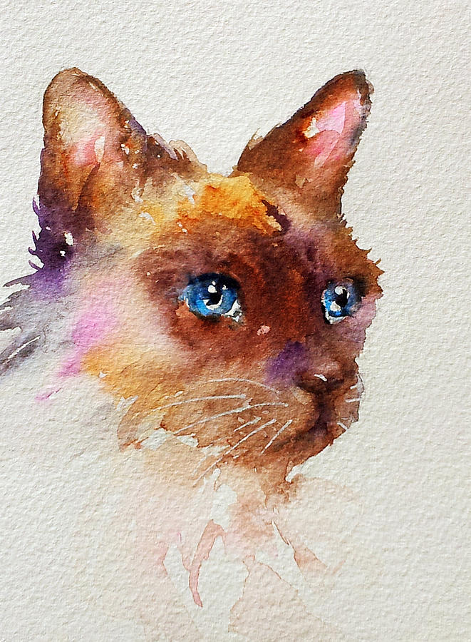 Cattitude Painting by Arti Chauhan