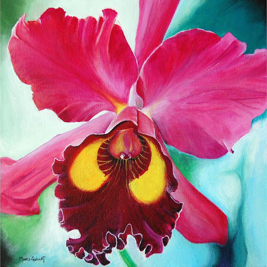 Cattleya Orchid 0.4 Painting by Ricardo Muniz - Fine Art America