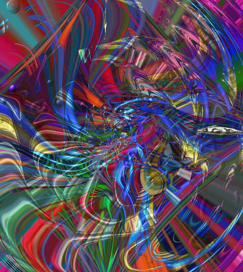 Caught in a whirlwind Digital Art by Kevin Caudill