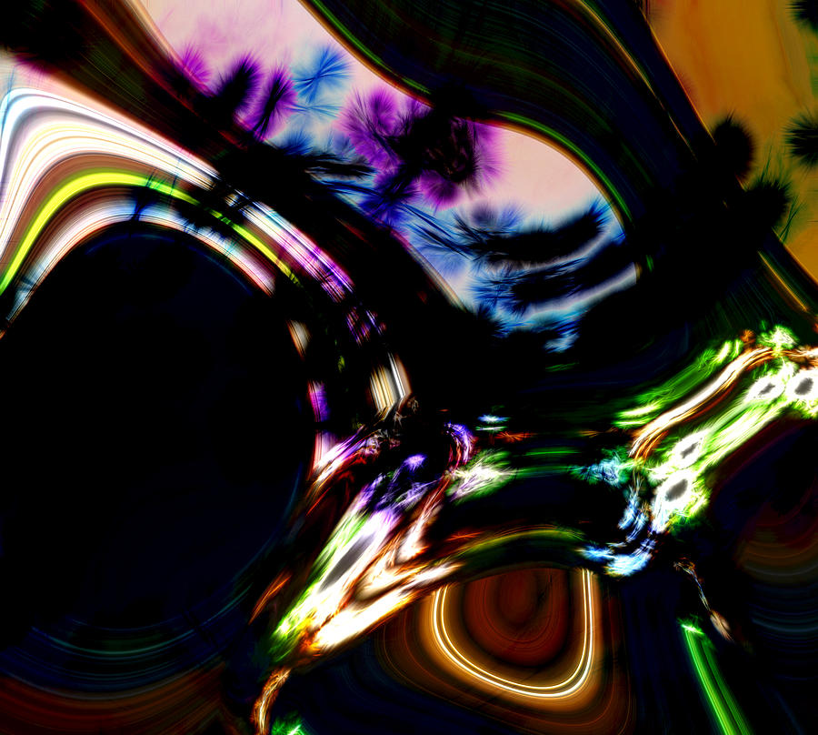 Abstract Digital Art - Caught Within by Richard Thomas