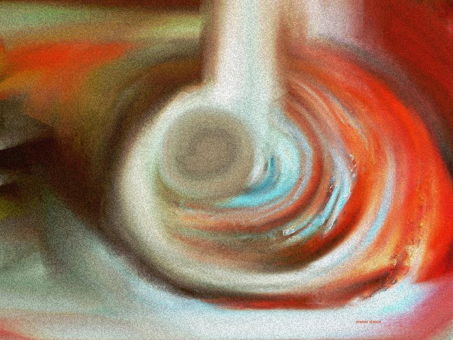 Abstract Painting - Cauldron of Experience by Lenore Senior