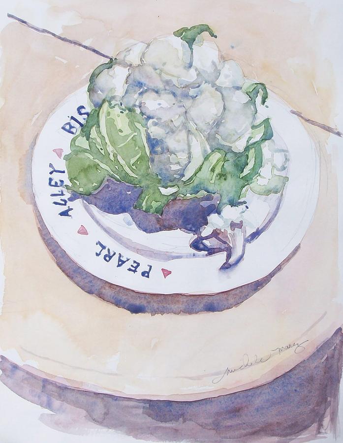 Still Life Painting - Cauliflower by Michele Marez