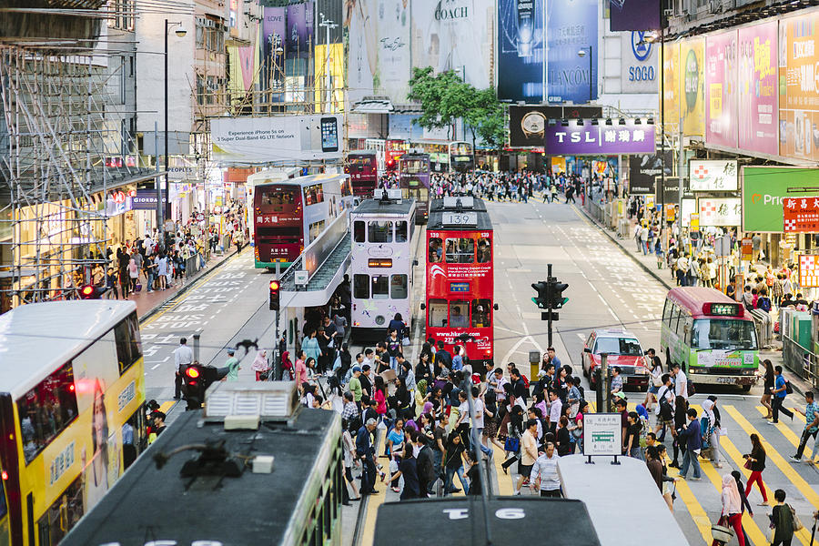 Causeway Bay, Hong Kong Photograph by Visualspace