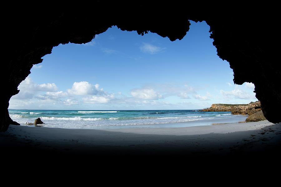 Cave At Sleaford Bay Shaped Like Photograph by John White Photos