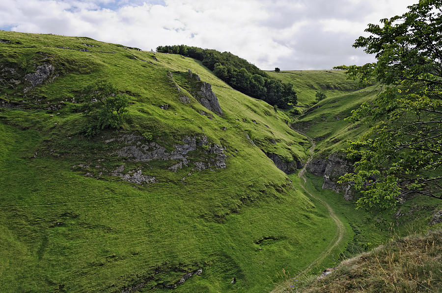 Cave Dale from Peveril Castle Photograph by Rod Johnson