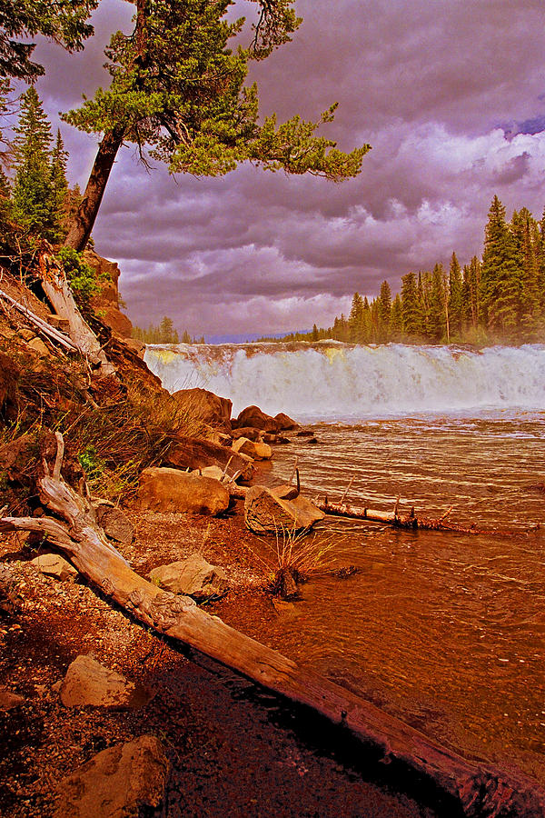 Cave Falls - vert Photograph by Rich Walter - Fine Art America