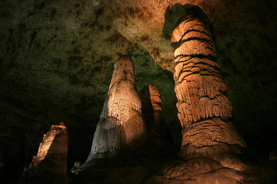 Cave formations at Carlsbad Caverns National Park Photograph by Jetson Nguyen