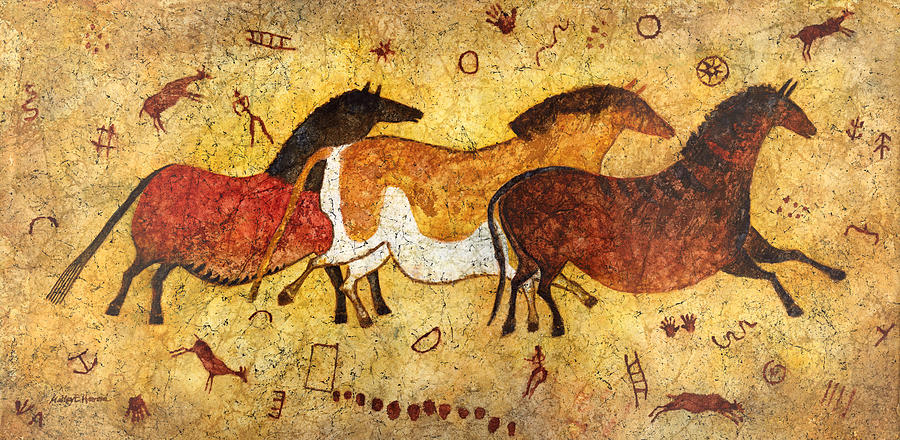 cave paintings horses