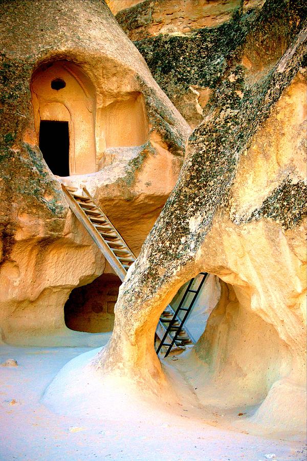 Turkey Photograph - Cave houses by Linette Simoes
