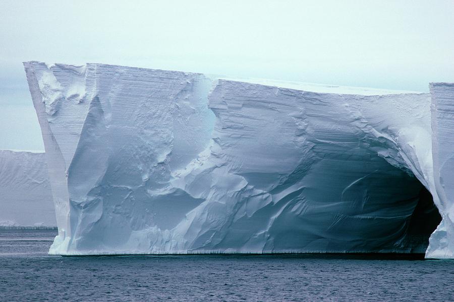 Cave In The Ross Ice Shelf Photograph by Doug Allan/science Photo Library.