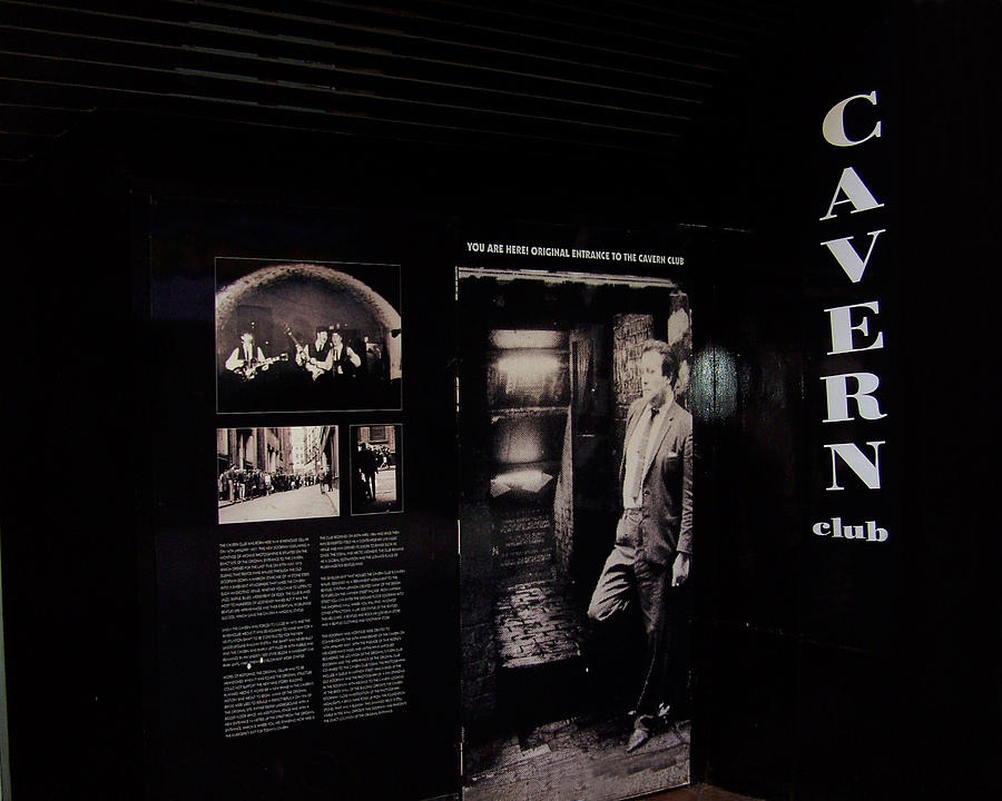 Beatles Photograph - Cavern Club original doorway Liverpool UK by Steve Kearns