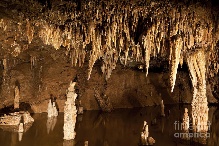 Nature Photograph - Cavern Reflections by Brandon Alms