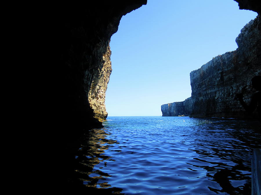 Caves In Comino Photograph by Photos Taken By Me On My Adventure Around The World