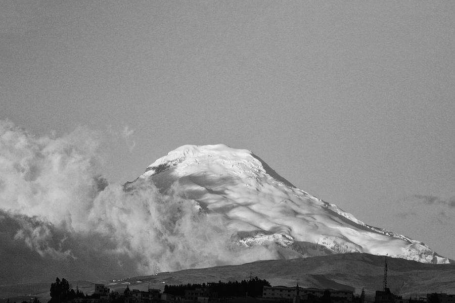 Cayambe in Black and White Photograph by Alex Troya - Fine Art America
