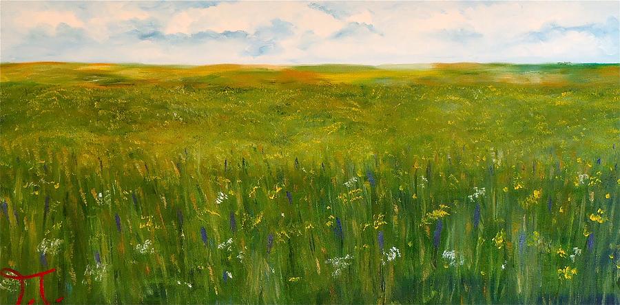Cayler Prairie Painting by Troy Thomas