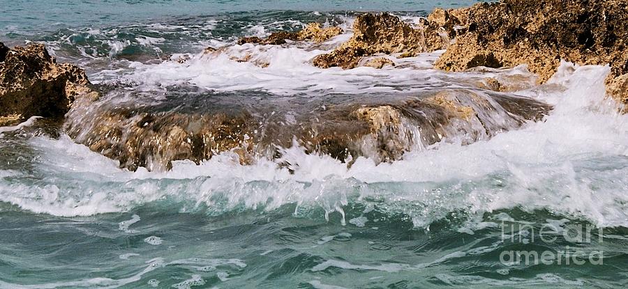 Water Captured In The Cayman Islands Photograph by Marcus Dagan