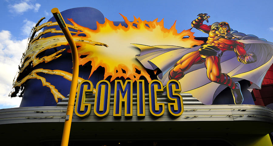 Comic Book store sign Photograph by David Lee Thompson