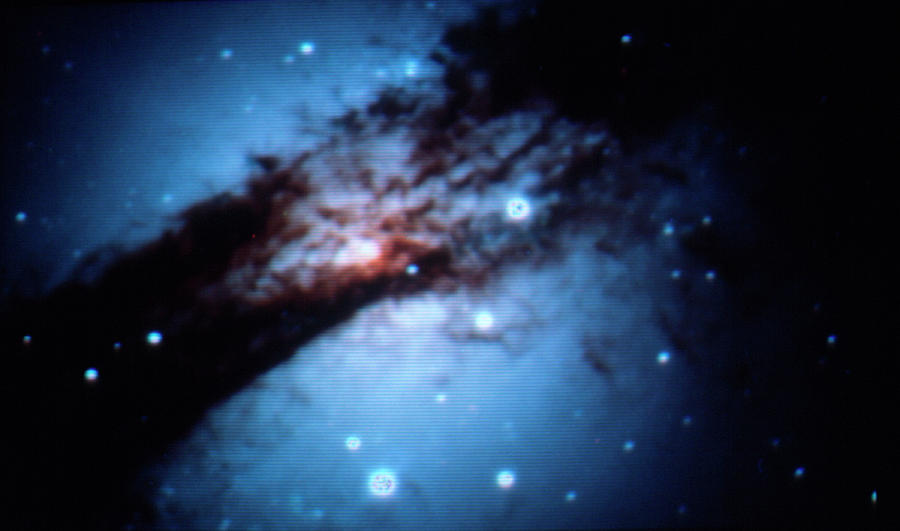 Ccd Image Of Centaurus A Photograph by Dr William C. Keel/science Photo Library