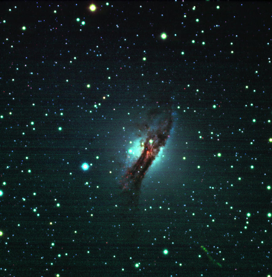 Ccd Optical Image Of The Centaurus A Radio Galaxy Photograph by Mount Stromlo And Siding Spring Observatories/science Photo Library