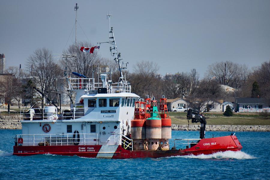 Boat Photograph - CCGS Cove Isle by J R Sanders