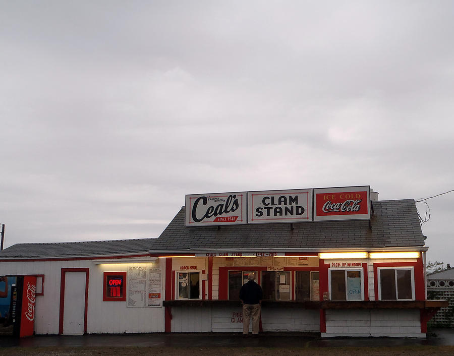 Ceals Clam Stand Since 1948 Photograph by Mary Capriole