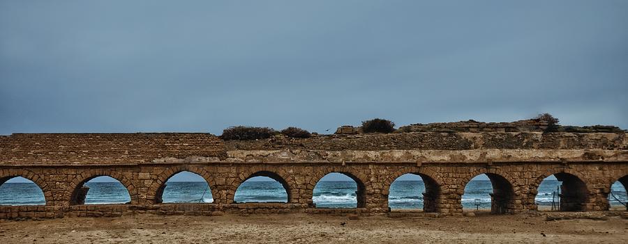 Ceasarea Aqueduct 2 Photograph by Mark Fuller