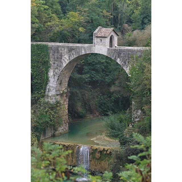 Bridge Photograph - Cecco Bridge, A Two-arched Roman Bridge by Adriano La Naia