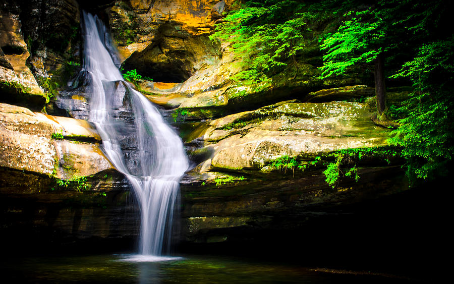 Spring Photograph - Cedar Falls Revisited by Matt Shiffler