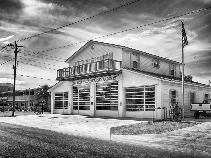 Cedar Key Fire Station Photograph by Howard Salmon