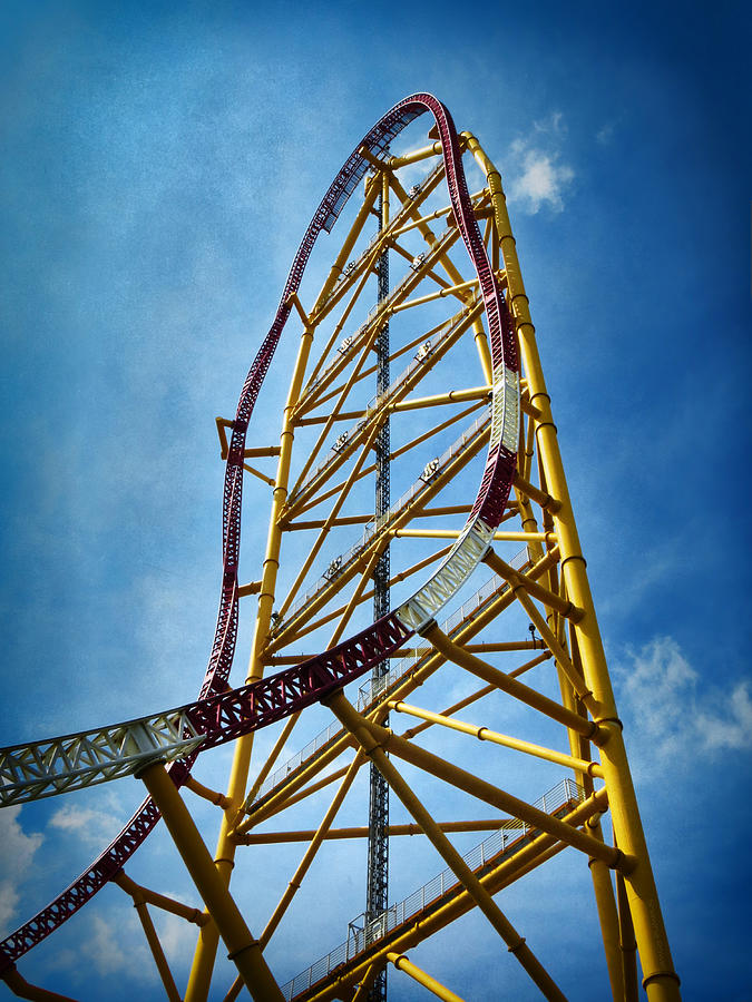 Cedar Point - Top Thrill Dragster Photograph by Shawna Rowe