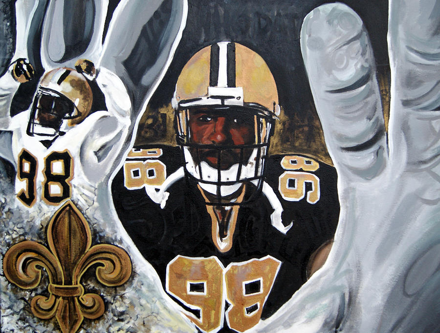 New Orleans Saints Painting - Cedric  Ellis by Lorinda Fore