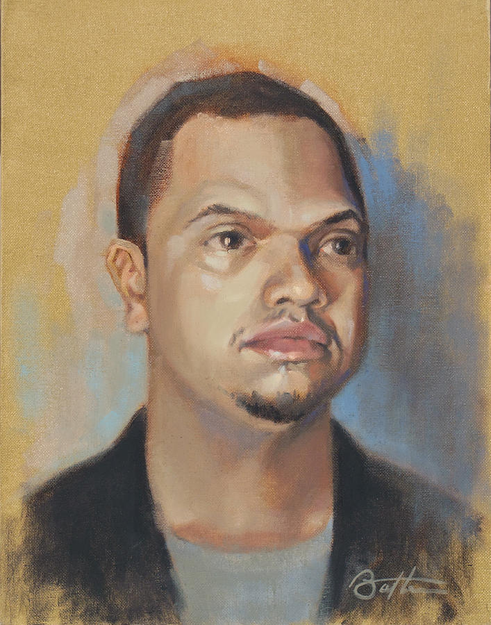 Portrait Painting - Cedrick by Todd Baxter