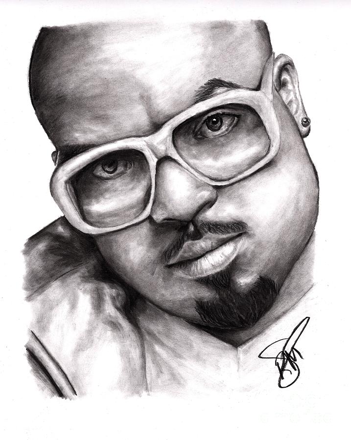 Cee Lo Green Drawing - Cee Lo Green by Rosalinda Markle Cee Lo Green Drawing - Cee Lo Green by Rosalinda Markle