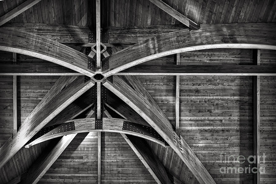 Ceiling Geometry Photograph by Walt Foegelle