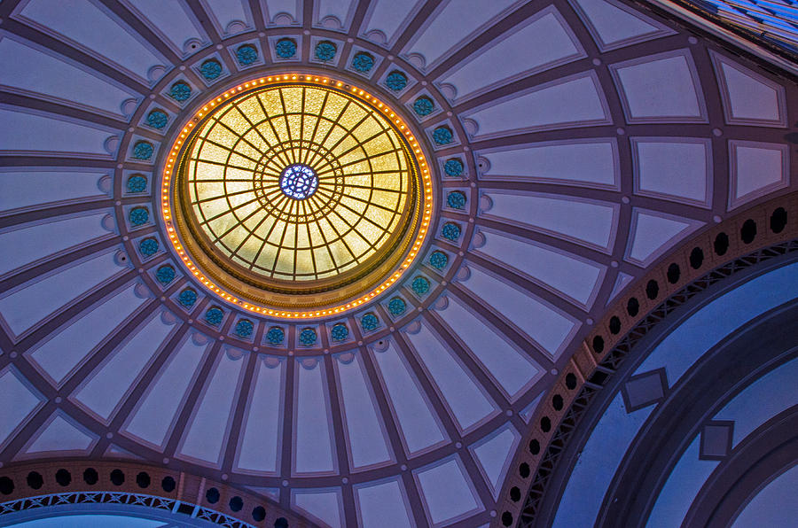 Ceiling In The Chattanooga Choo Choo Train Depot Photograph by Susan McMenamin