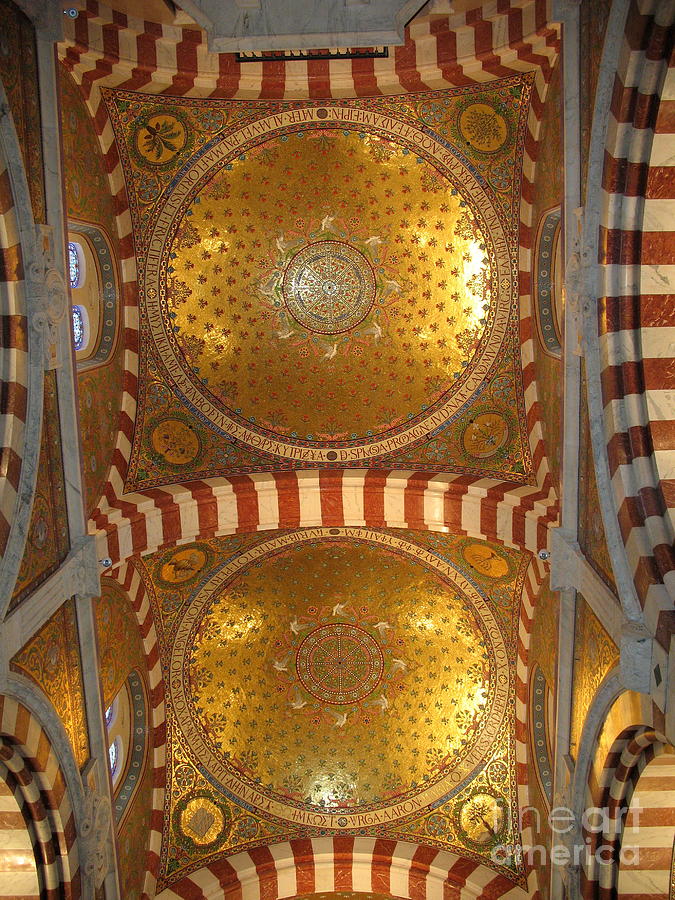 Ceiling Mosaic Cathedrale Notre Dame De La Garde