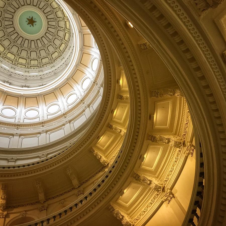 Ceiling Of Dome Of Texas State Capitol Photograph by Fred Hatton / Eyeem
