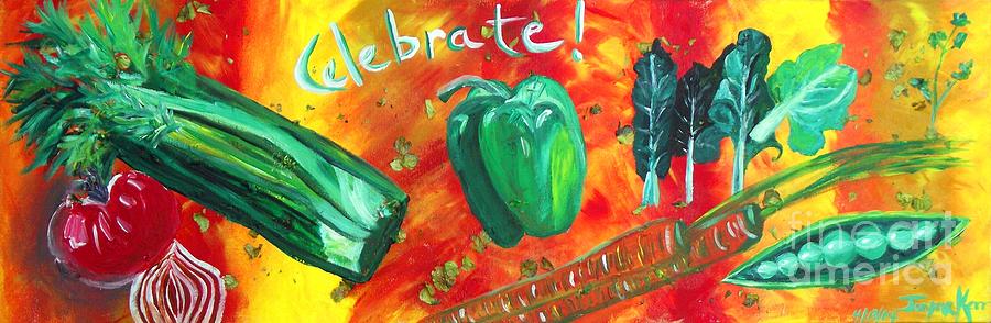 Celebrate Painting by Jayne Kerr